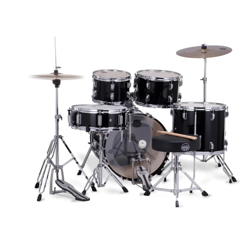 Batería Acústica Mapex Comet Cm5295ftc + Platillo + Silla
