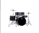 Batería Acústica Mapex Comet Cm5295ftc + Platillo + Silla

