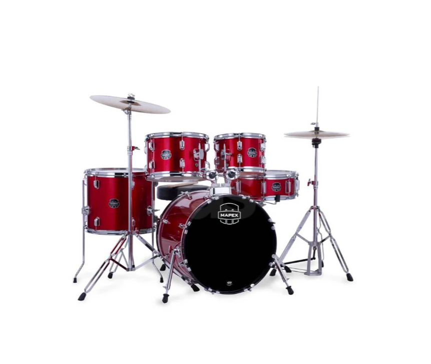 Batería Acústica Mapex Comet Cm5295ftc + Platillo + Silla
