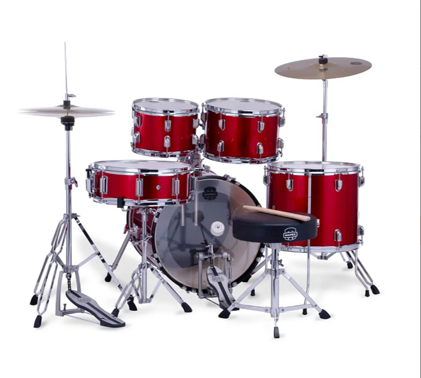 Batería Acústica Mapex Comet Cm5295ftc + Platillo + Silla
