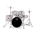 Batería Acústica Mapex Comet Cm5295ftc + Platillo + Silla
