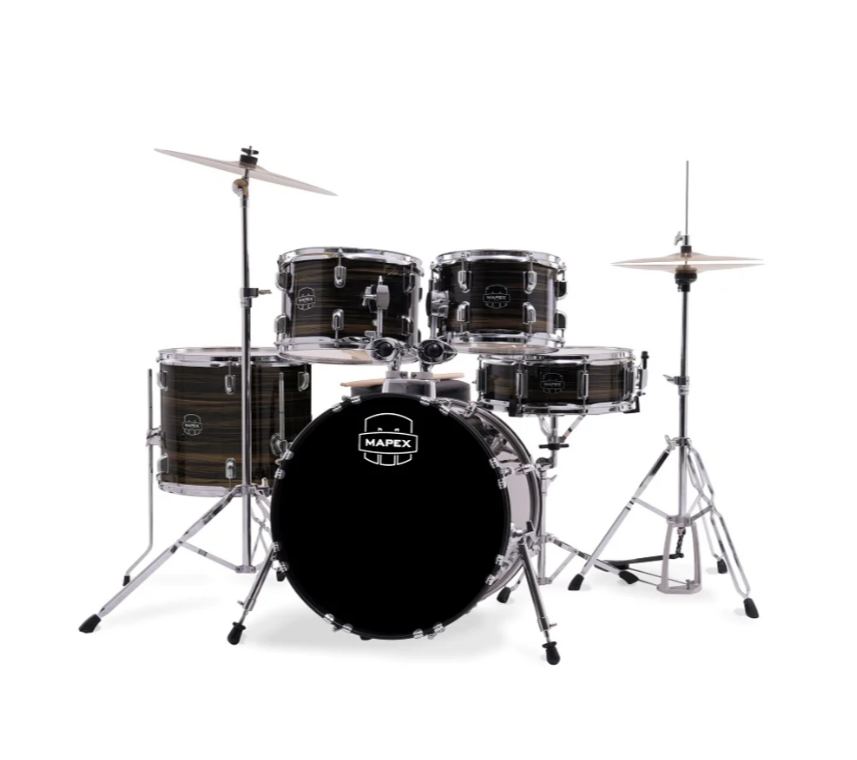 Batería Acústica Mapex Comet Cm5295ftc + Platillo + Silla
