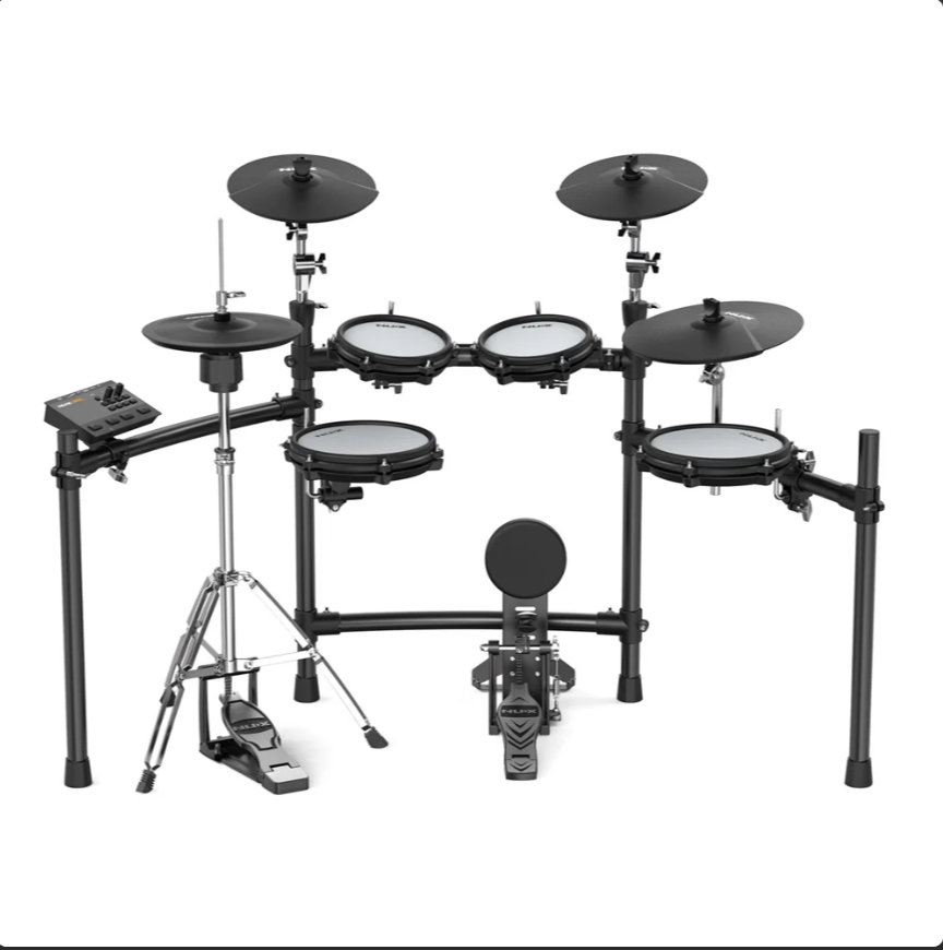 Kit Bateria Electrónica Nux Dm-310h Cabezal En Malla
