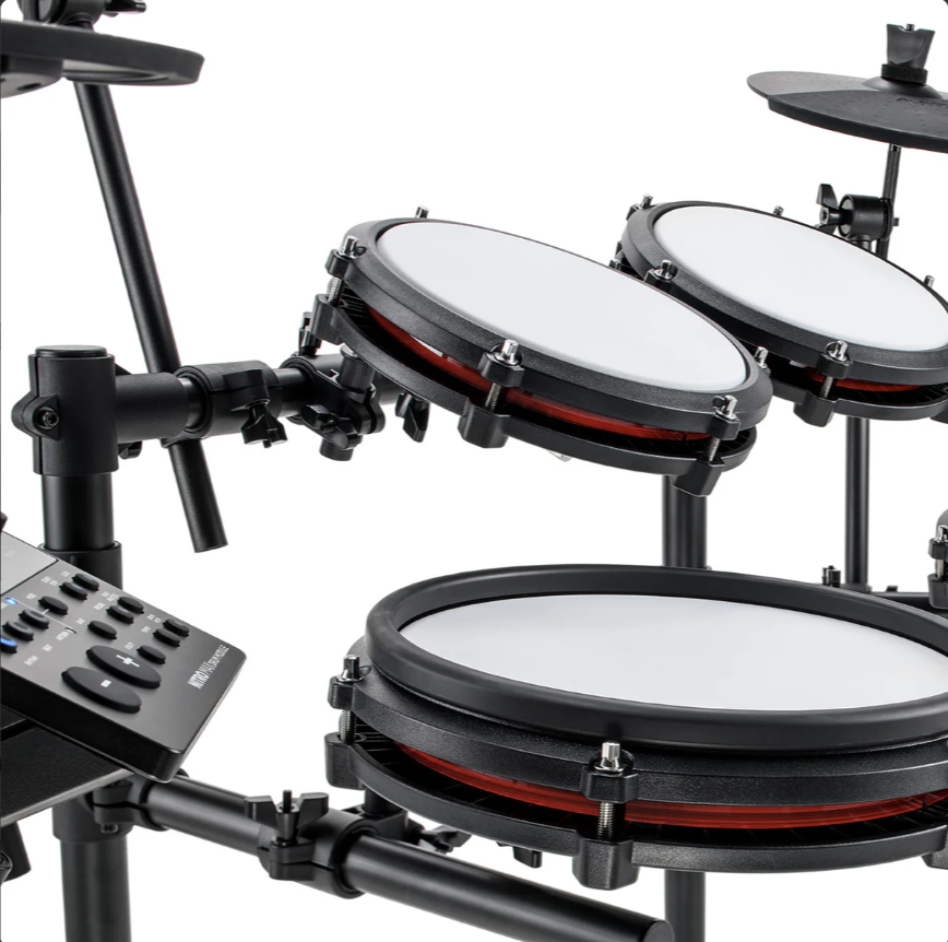 Batería Eléctrica Alesis Nitro Maxkitxus + Silla + Audífonos

