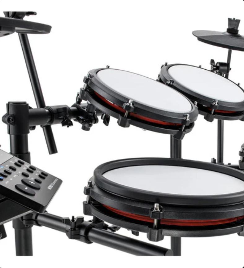 Batería Eléctrica Alesis Nitro Maxkitxus + Silla
