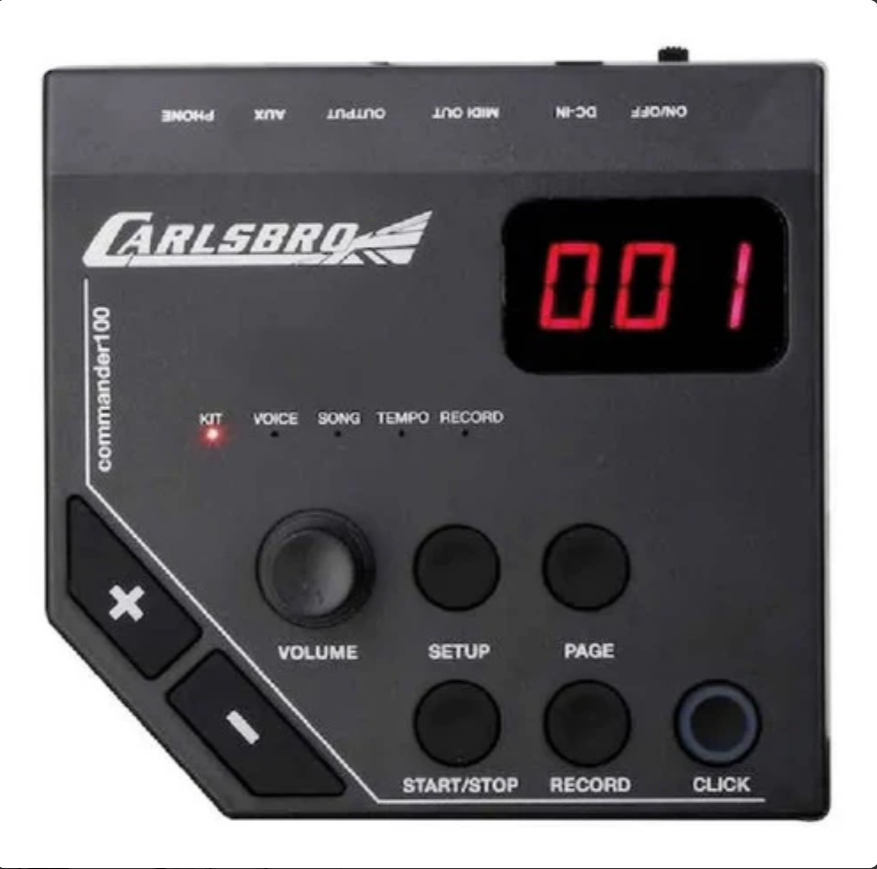 Bateria Electronica Carlsbro Csd-100 7 Piezas + Silla
