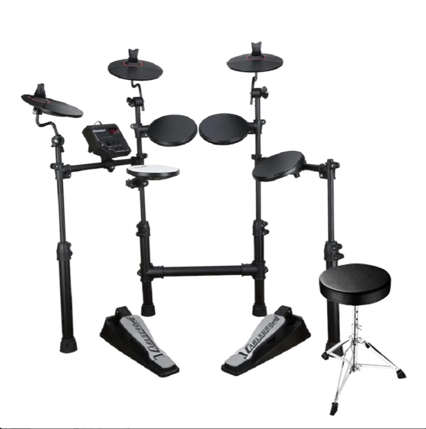 Bateria Electronica Carlsbro Csd-100 7 Piezas + Silla
