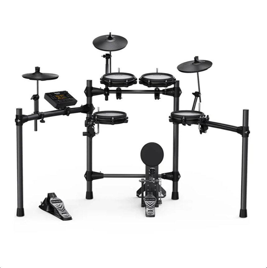 Drum Batería Electrónica Dm-210 + Silla Nux Ndt-03