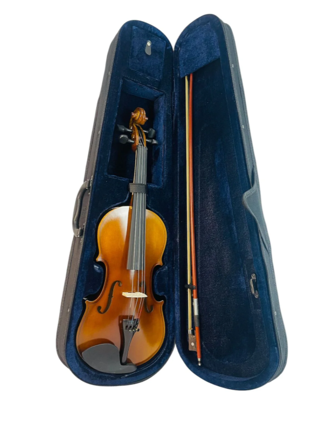 Violin Greko Vb301 1/2 Encordado+ Almohadilla+ Afinador+arco
