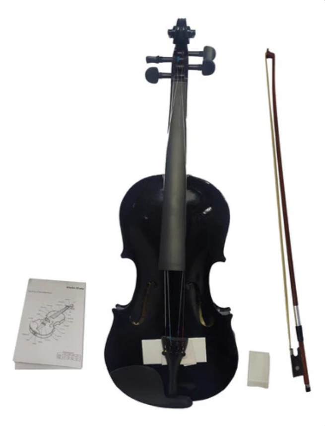 Violin Greko Vcb-bk 4/4 Encordado+almohadilla+afinador+arco
