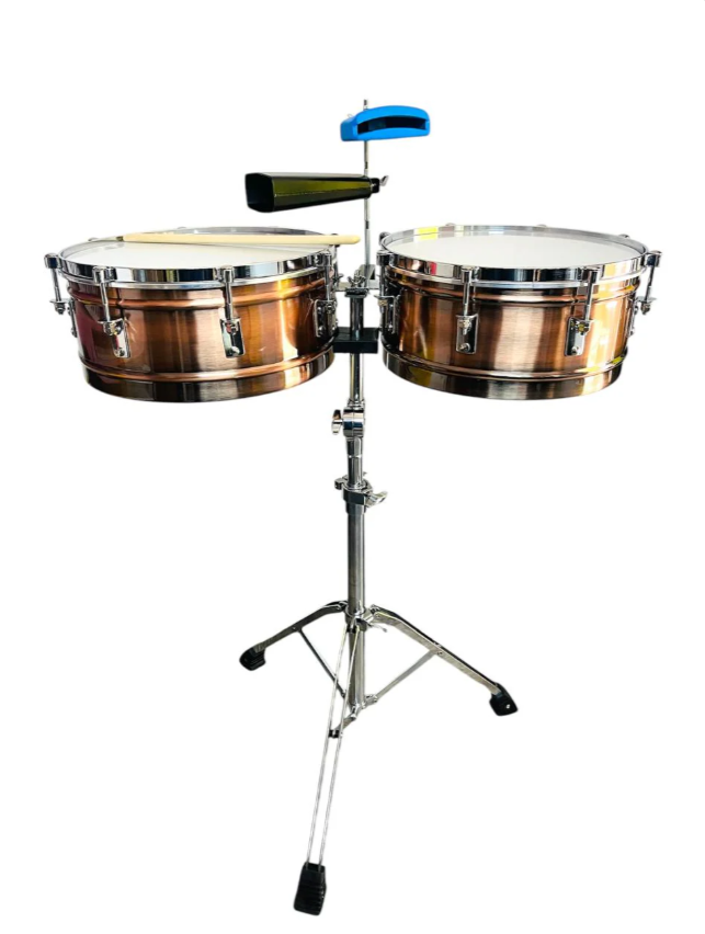 Timbal 5d2 Bronce Tmdbh 14 - 15 + Campana + Jam Block

