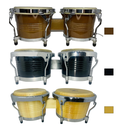 Bongos En Madera De 7.5 Y 8.5 Color Natural
