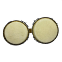Bongos En Madera De 7.5 Y 8.5 Color Natural + Estuche
