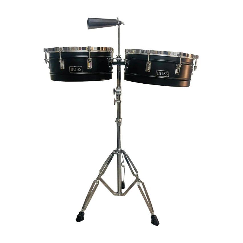 Timbal Latino Boss 14-15 Campana + Jamblock + Base+platillo
