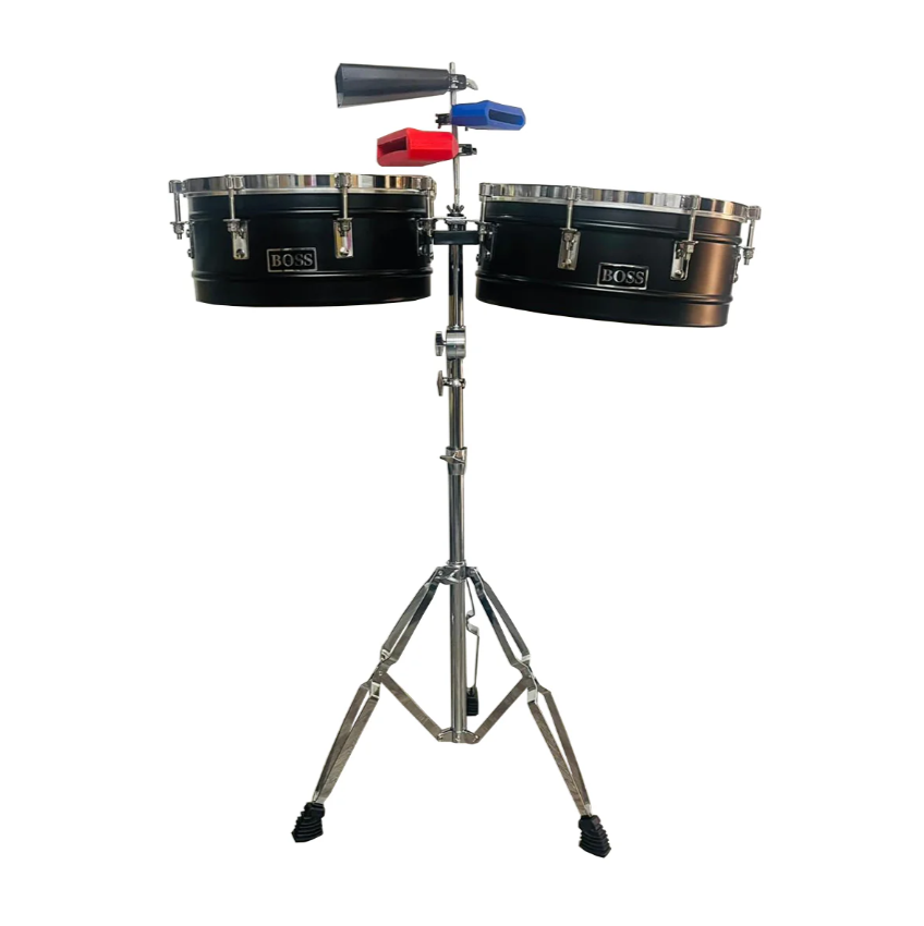 Timbal Latino Boss 14-15 Campana + Jamblock + Base+platillo
