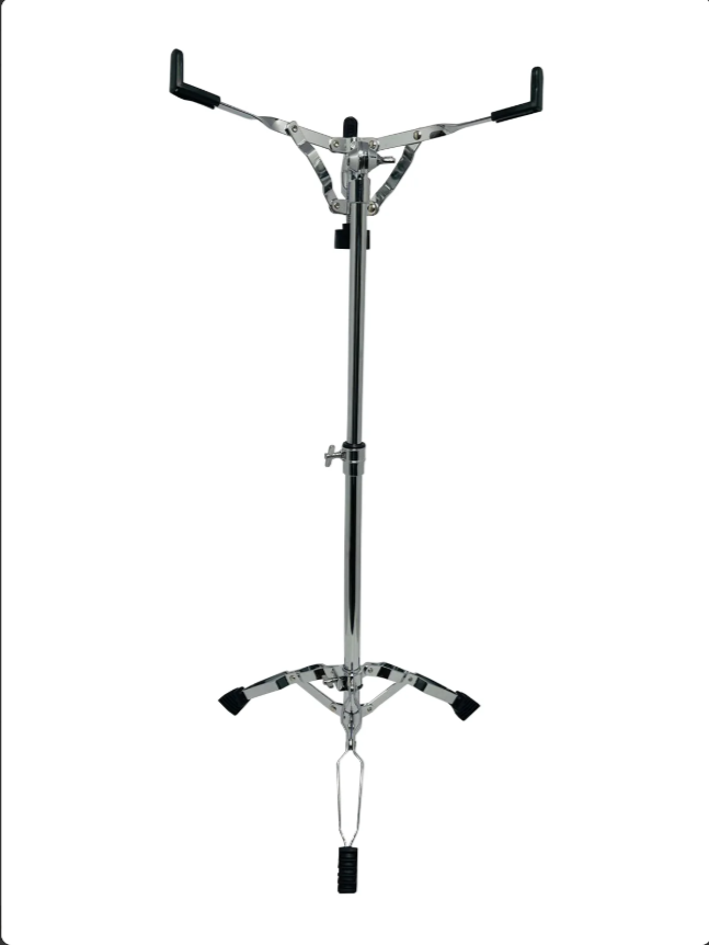 Redoblante Metálico 14 + Baquetas + Llave + Base - Atril
