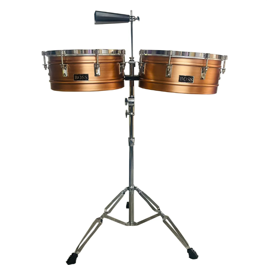 Timbal Latino Boss 14-15 Campana + Jamblock + Base +platillo
