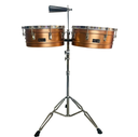 Timbal Latino Boss 14-15 Base + Campana + Jamblock Rojo-azul (copia)