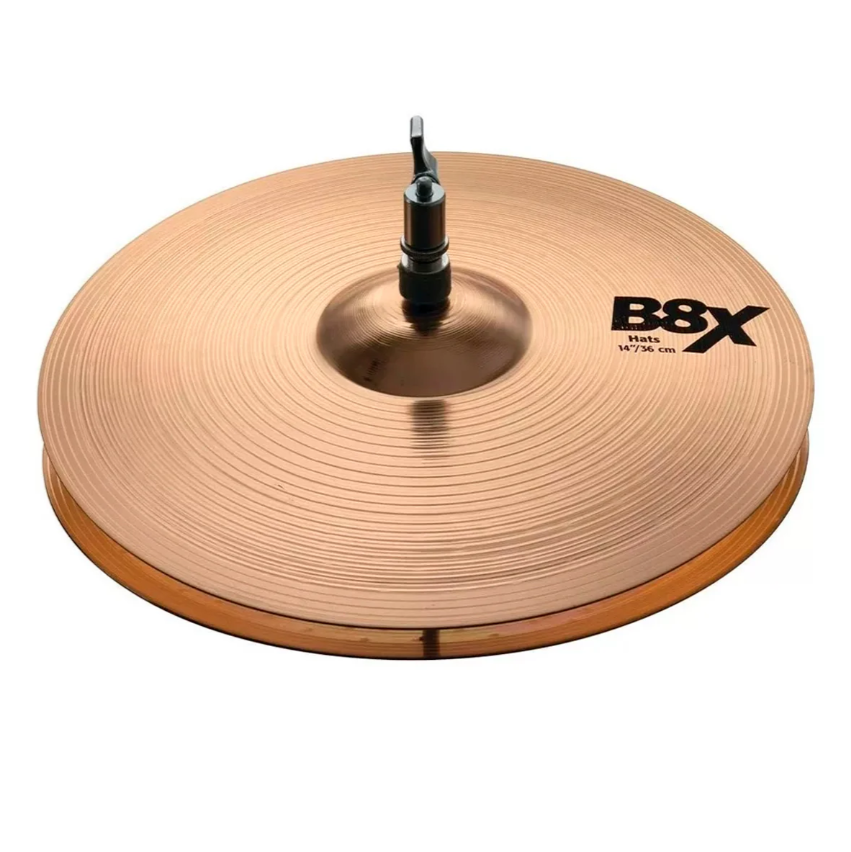 Platillo Sabian B8x Hi Hats - Charles De Bateria 14 Pulgadas
