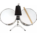 Timbal Latino 13-14 + Base + Campana + Jamblock + Platillo
