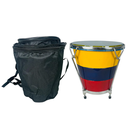 Caja Vallenata En Madera + Estuche
