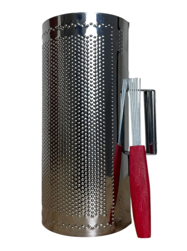 Guiro Carrasca Dominicana - Merenguera + Trinche + Estuche
