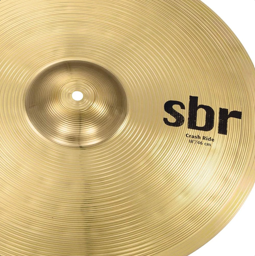 Platillo Sabian Sbr Crash Ride De 18
