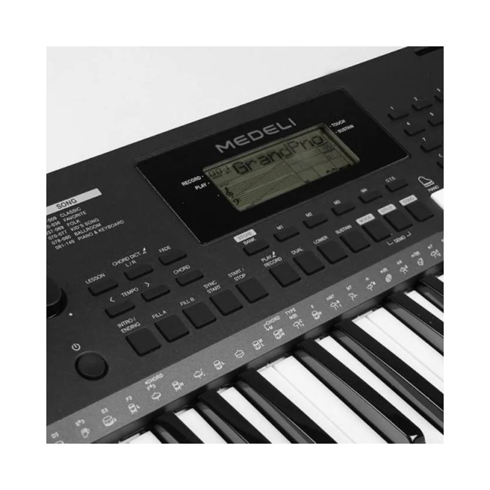 Teclado Electrónica Medeli Mk100 De 61 Teclas Sensibles
