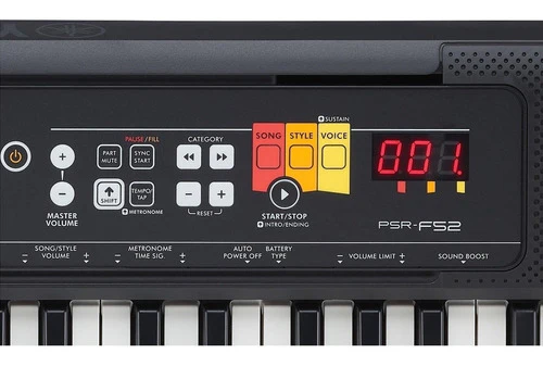 Teclado Organeta Yamaha Psr-f52 + Adaptador Pa-3c Original
