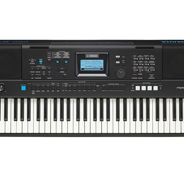 Teclado Yamaha Organeta Psr-e473 + Adaptador + Base + Forro
