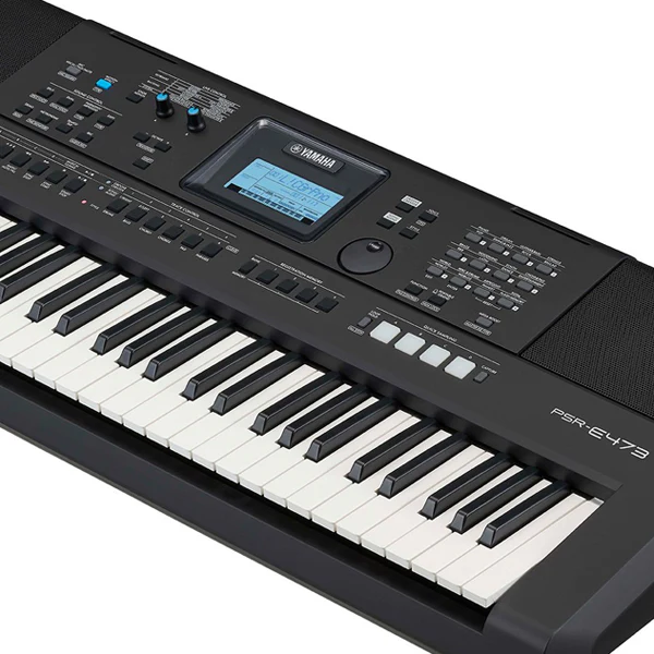 Teclado Yamaha Organeta Psr-e473 + Adaptador + Base + Forro
