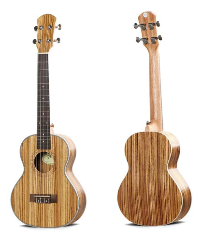 Ukelele Concierto Ayson Zebrano Con Estuche En Lona
