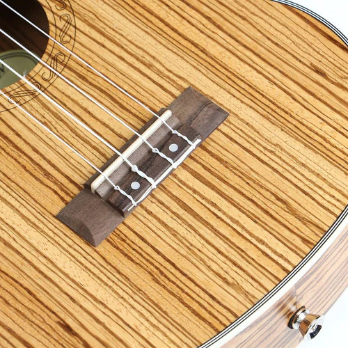 Ukelele Concierto Ayson Zebrano Con Estuche En Lona
