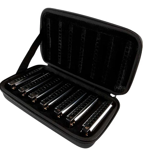 Kit Set Harmónicas Hohner Bluesband En A, Bb, C, D, E, F Y G

