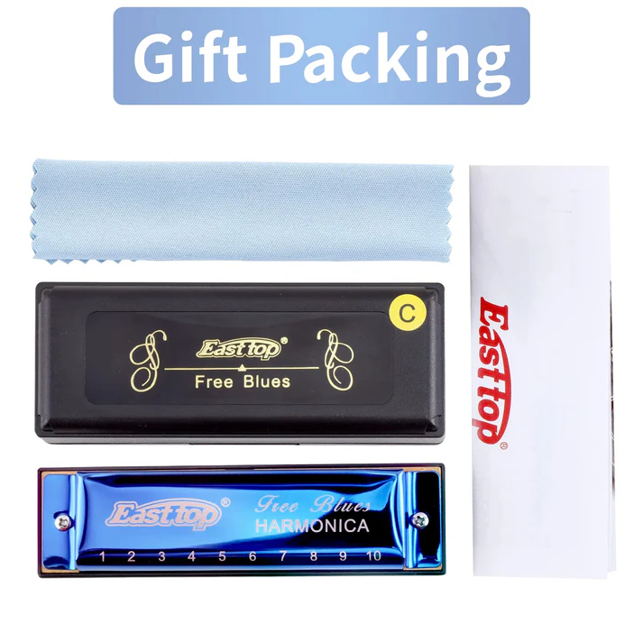 Armónica Easttop T003 Clave En C - 10 Agujeros
