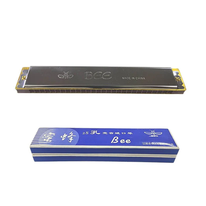 Armónica Bee Df28 - 28 Agujeros En Acero Inoxidable
