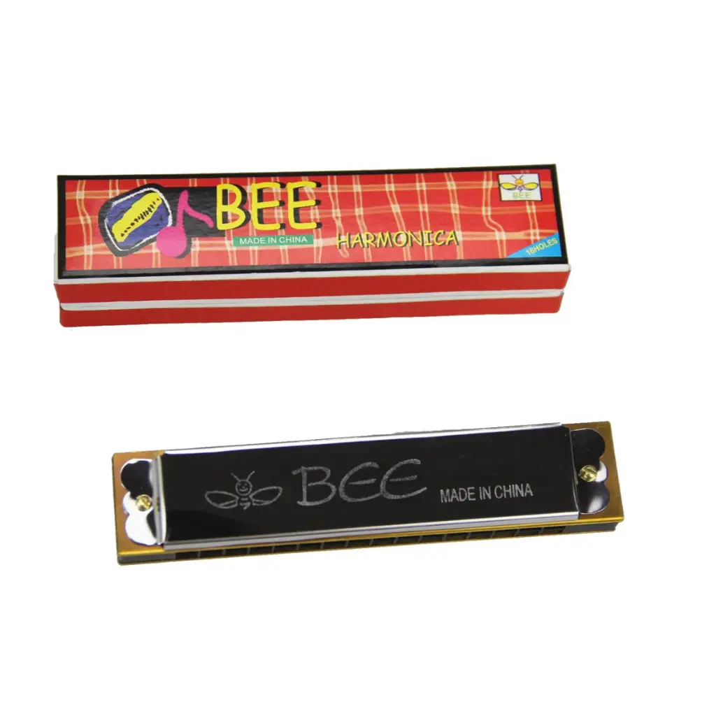 Armónica Bee Df16 - 16 Agujeros En Acero Inoxidable
