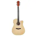 Guitarra Electroacústica Tipo Folk Ayson Cuerdas Acero
