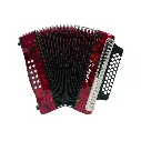 Acordeon Ayson Besas 5 Letras Si Bemol, Mi Bemol, La Bemol
