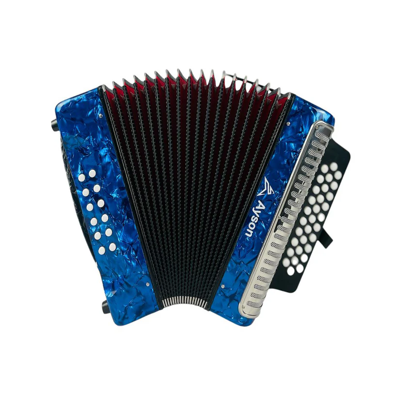 Acordeon Ayson Besas 5 Letras Si Bemol, Mi Bemol, La Bemol
