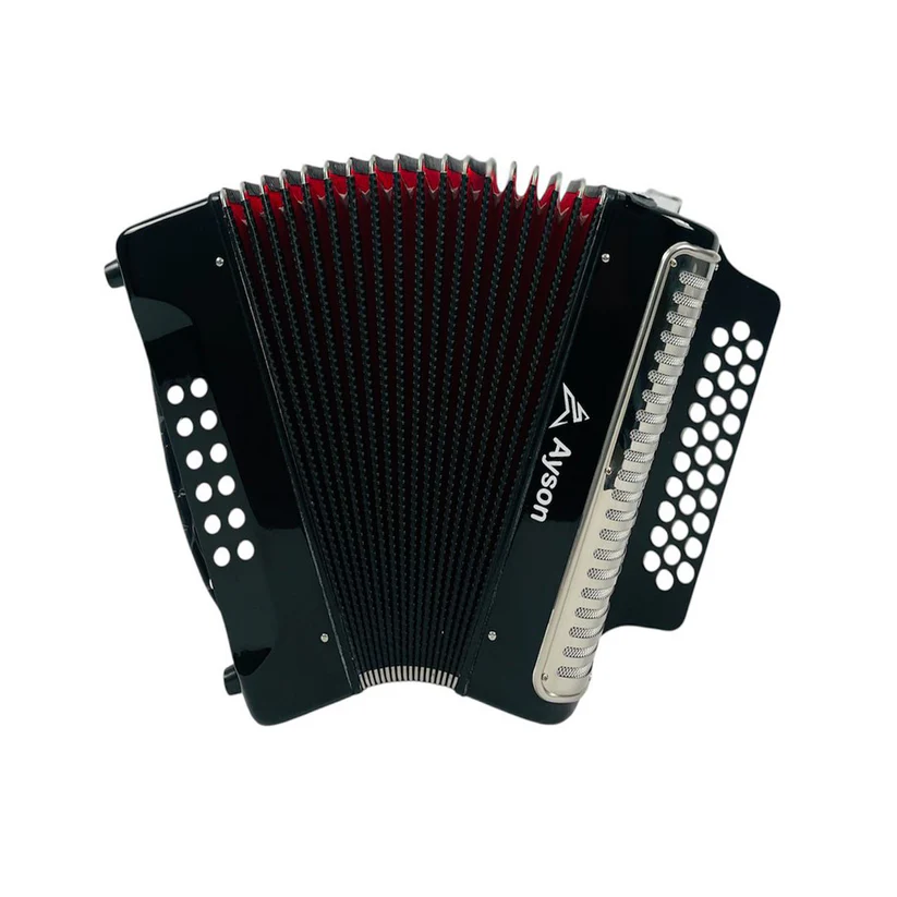 Acordeon Ayson Besas 5 Letras Si Bemol, Mi Bemol, La Bemol
