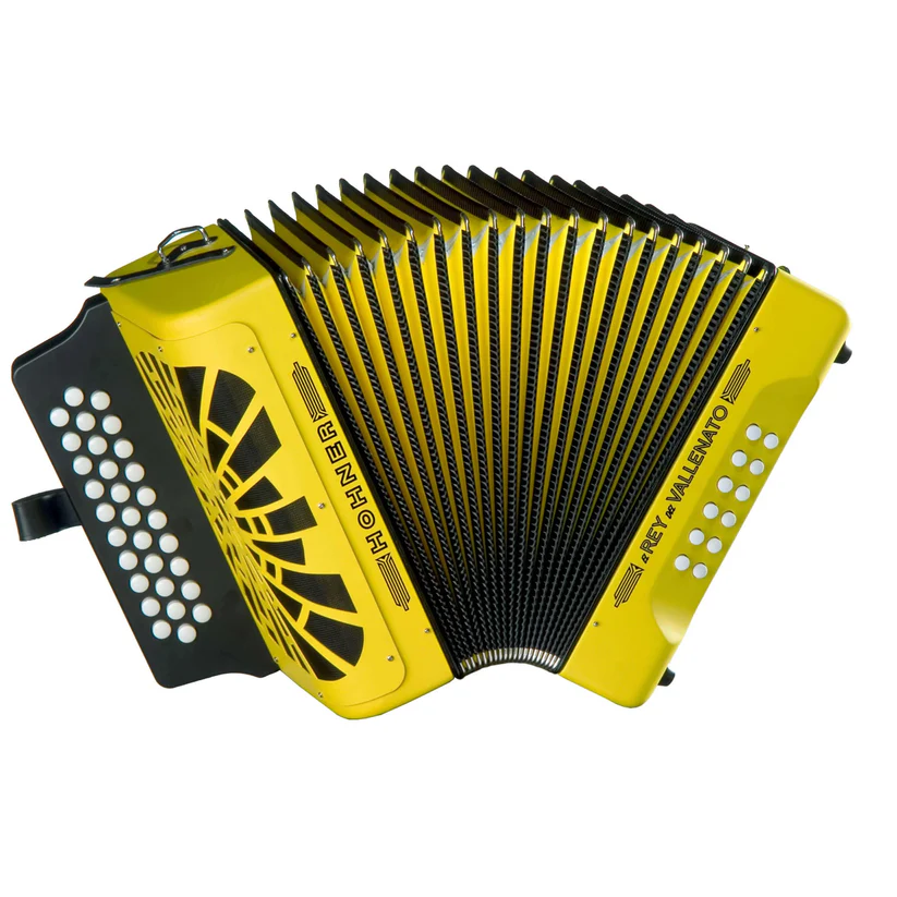 Acordeón Hohner Rey Vallenato 5 Letras
