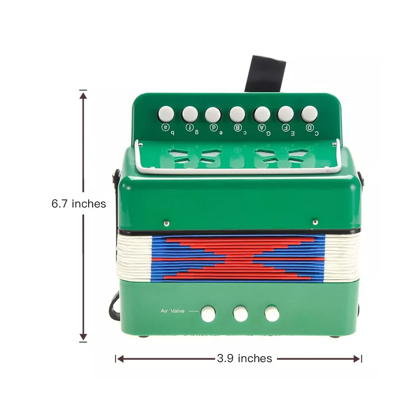 Acordeón Infantil Vallenato Para Niños - Sonido Real
