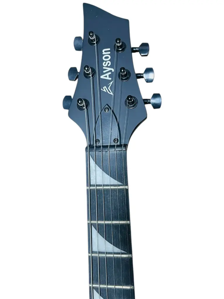 Guitarra Eléctrica Ayson Dark Flame 6 Cuerdas + Estuche Diestro
