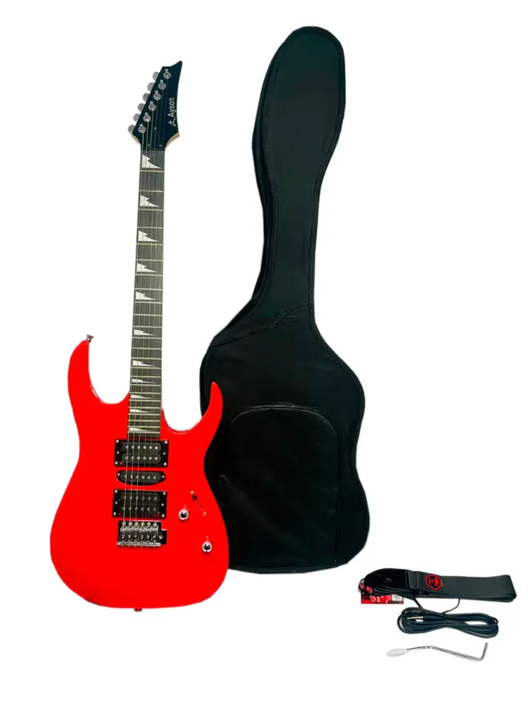 Guitarra Eléctrica Ayson Tipo Ibanez Gr170 + Estuche Y Cable
