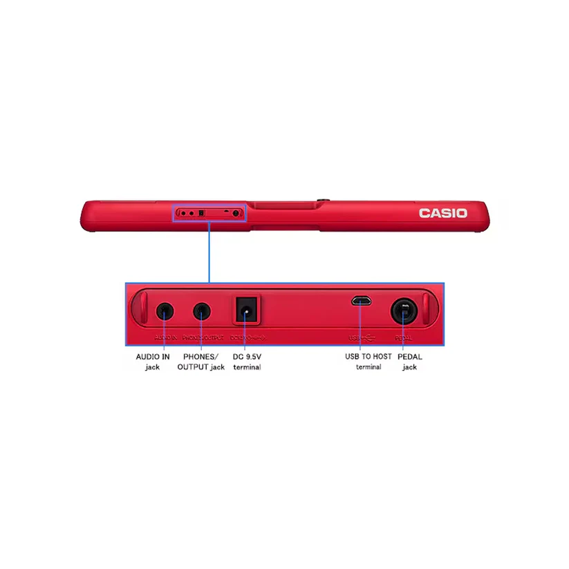 Casio Casiotone Cts200 Teclado Digital Portatil Midi App
