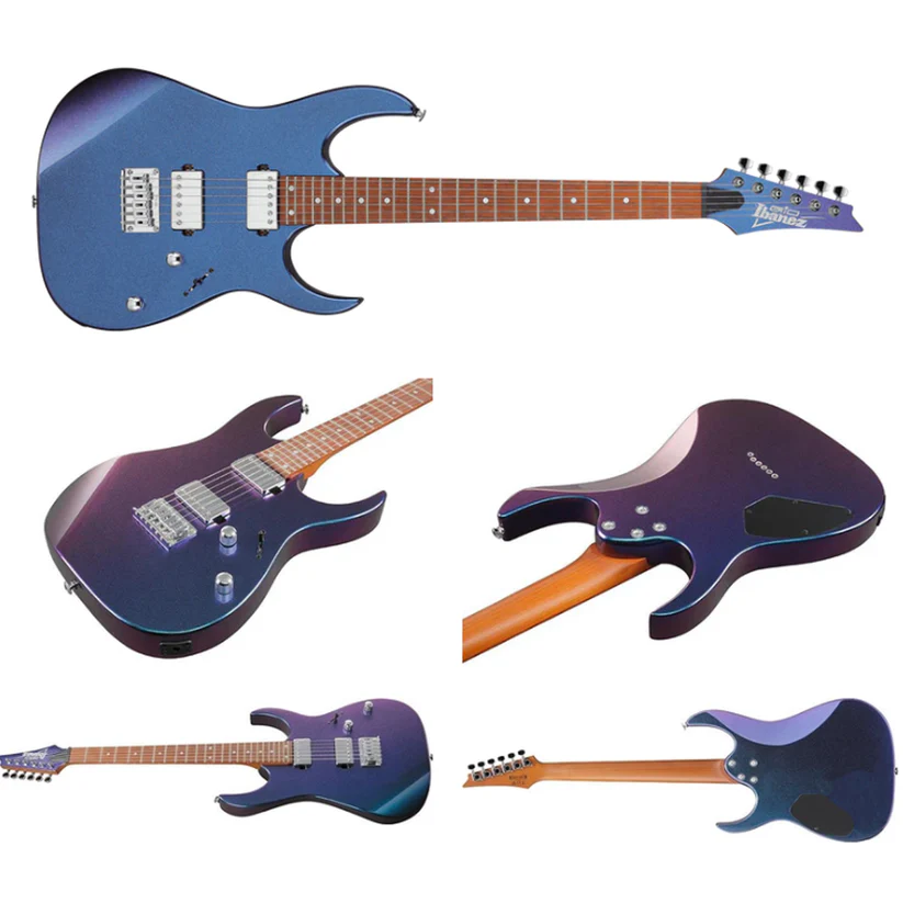 Guitarra Eléctrica Ibanez Grg121sp - Blue Metal Chameleon
