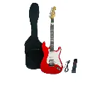 Guitarra Electrica Tipo Stratocaster Estuche Cable + Correa
