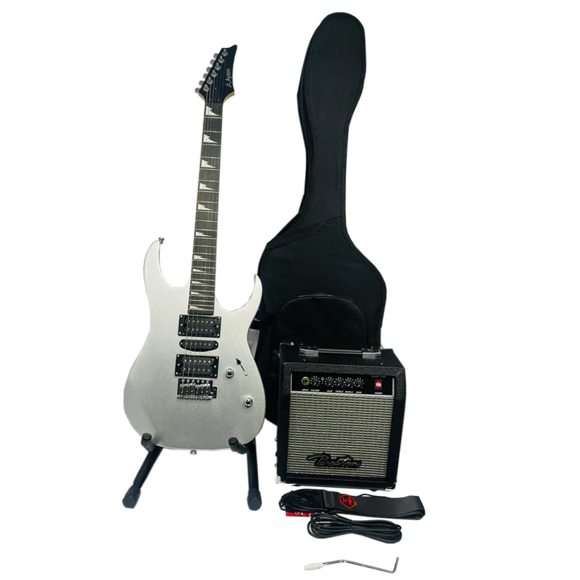 Kit Guitarra Electrica Tipo Ibañez 270 Ampli+ Estuche Correa
