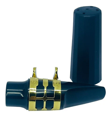 Boquilla Para Saxofón Tenor Con Abrazadera Y Tapa Boquilla
